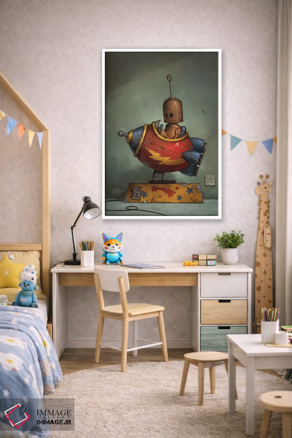 تابلو دکوراتیو رفتن با جسارت اثر مت دیکسون - D1W