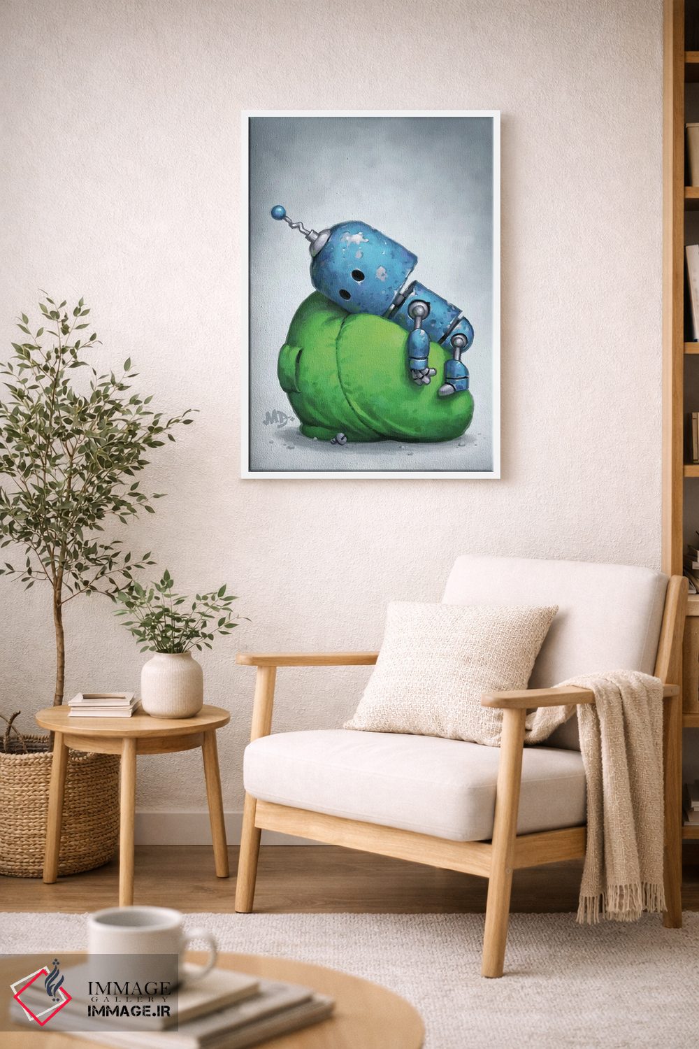 تابلو دکوراتیو باتری کم اثر مت دیکسون - D6W