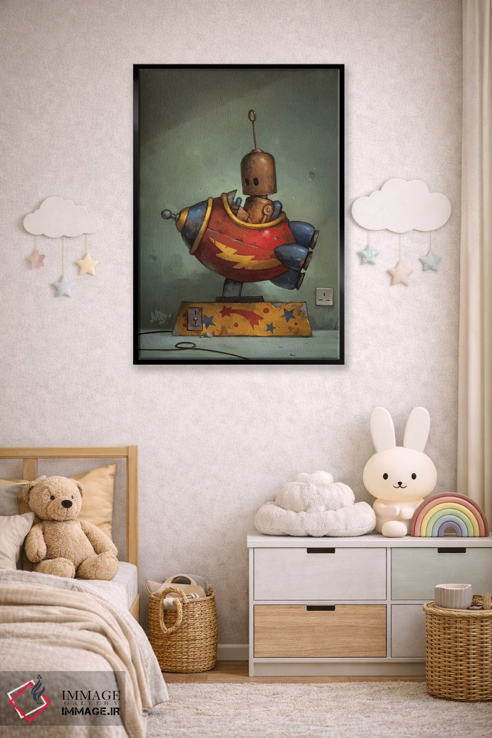 تابلو دکوراتیو رفتن با جسارت اثر مت دیکسون - D5B