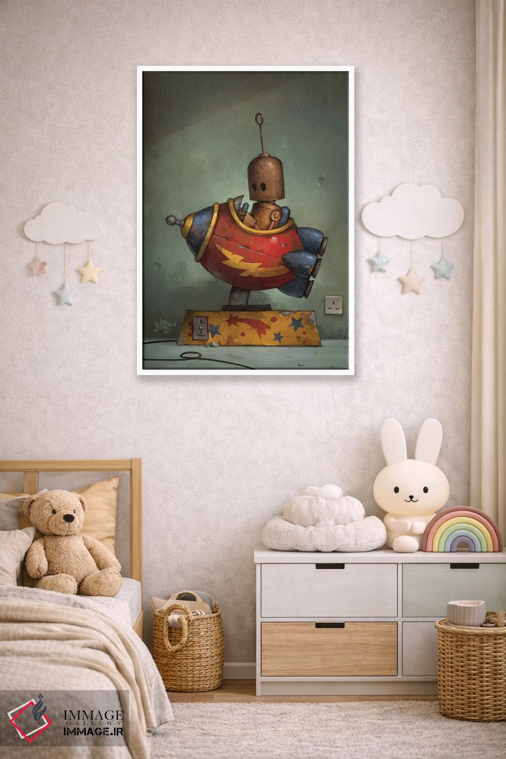 تابلو دکوراتیو رفتن با جسارت اثر مت دیکسون - D4W