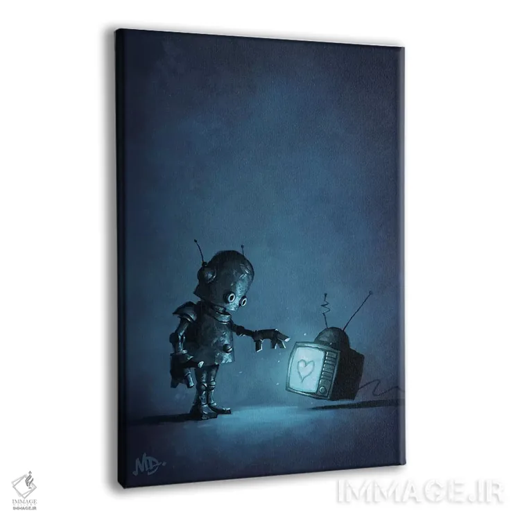 تابلو دکوراتیو تماس اثر مت دیکسون - نمای پرسپکتیو محصول