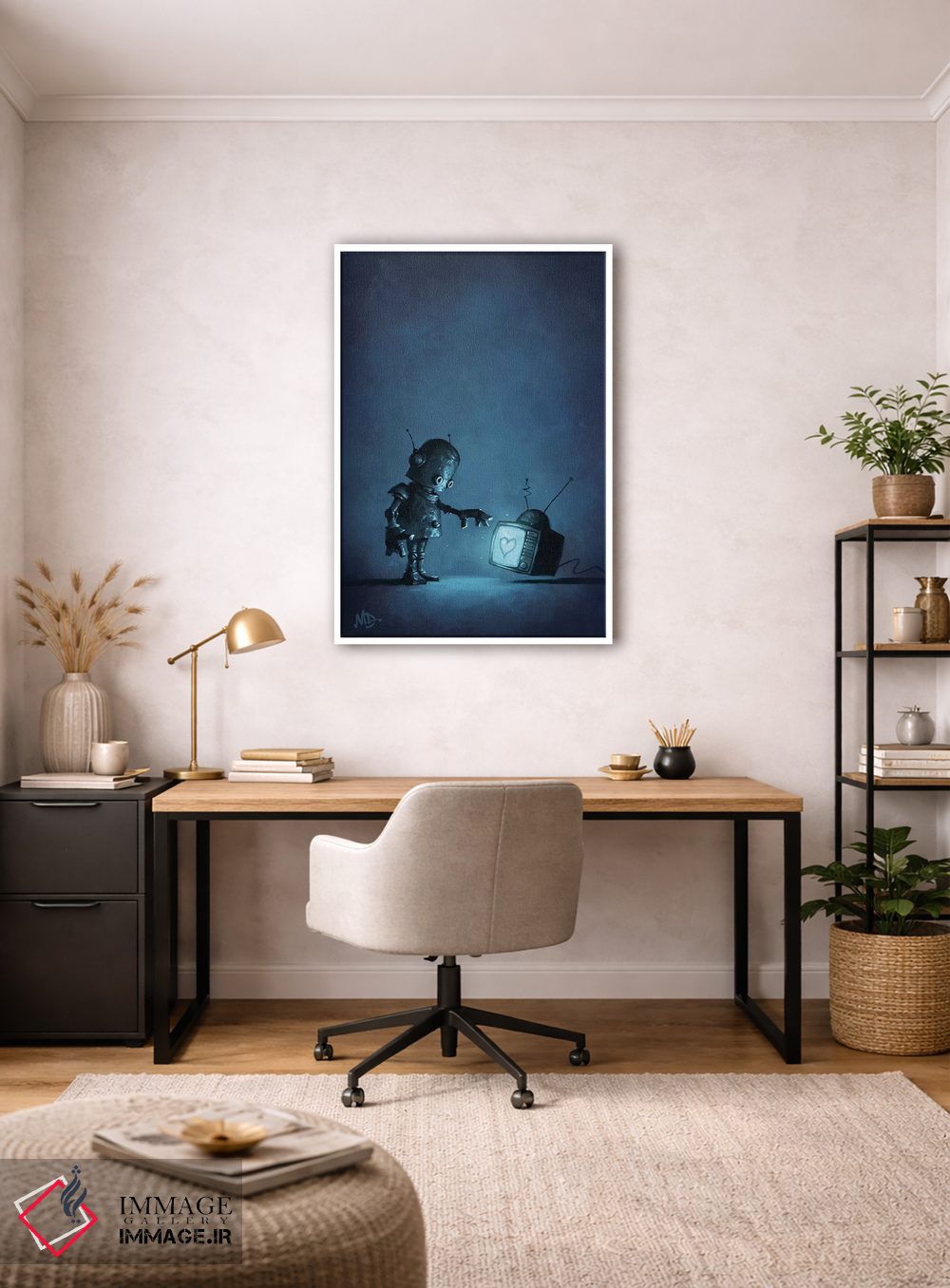 تابلو دکوراتیو تماس اثر مت دیکسون - D3W