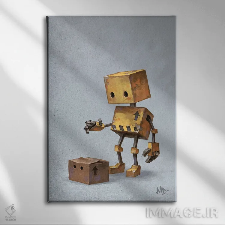 تابلو دکوراتیو شگفتی های پنهان اثر مت دیکسون - نمای روبهرو روی دیوار