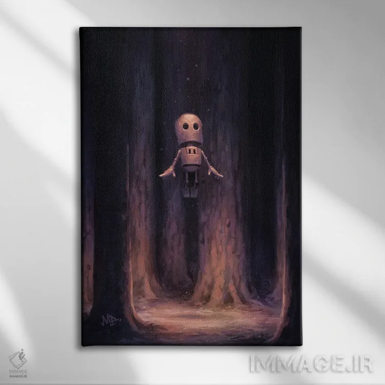 تابلو دکوراتیو شور سفر اثر مت دیکسون - نمای روبهرو روی دیوار