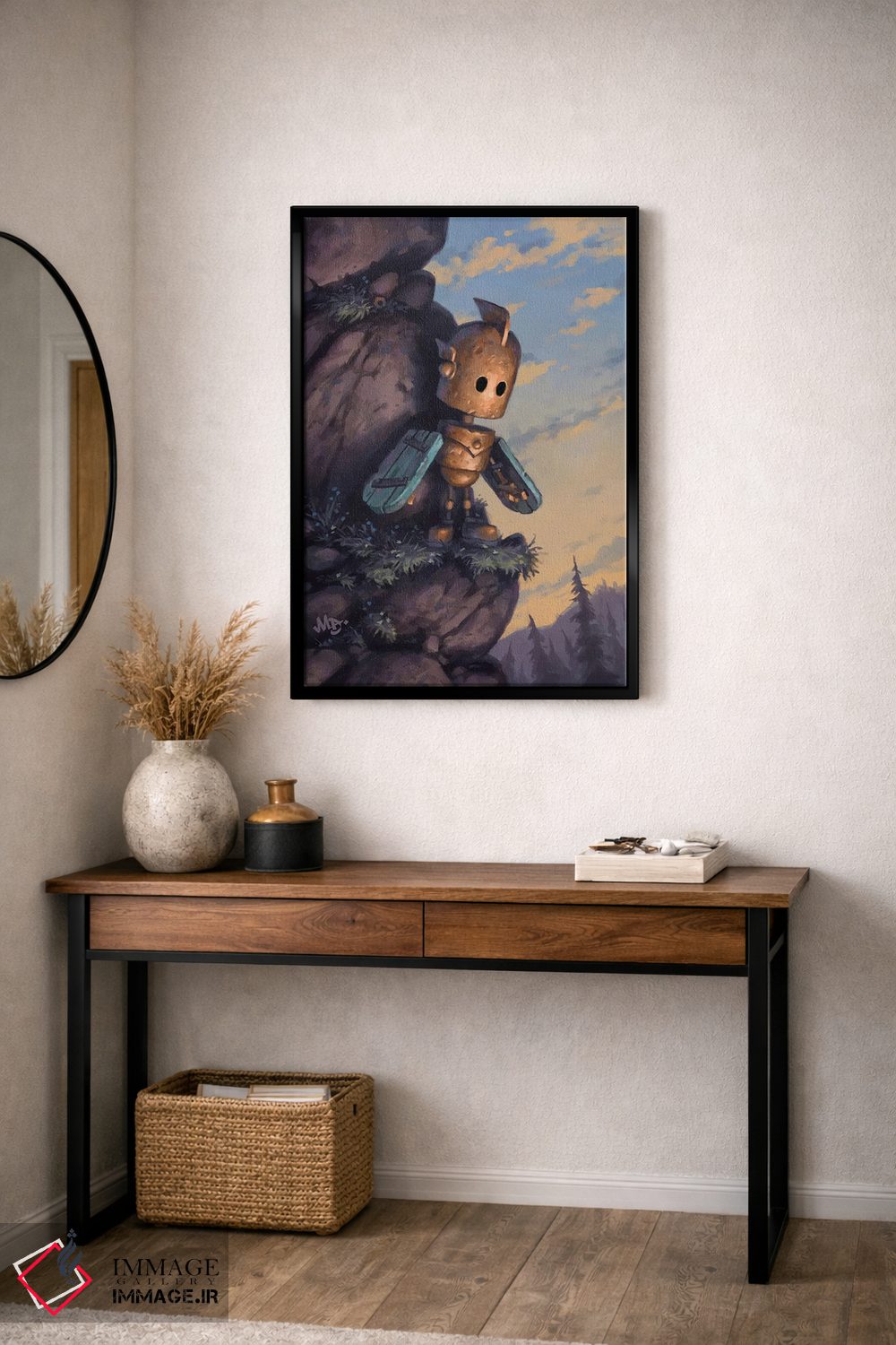 تابلو دکوراتیو یک گام کوچک اثر مت دیکسون - D4B