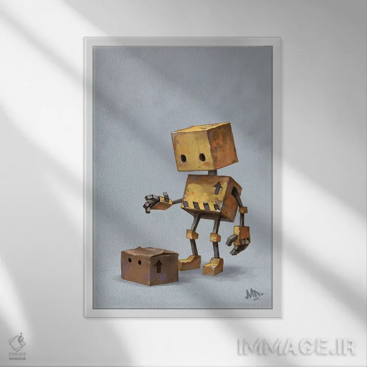 تابلو دکوراتیو شگفتی های پنهان اثر مت دیکسون - نمای قابدار سفید