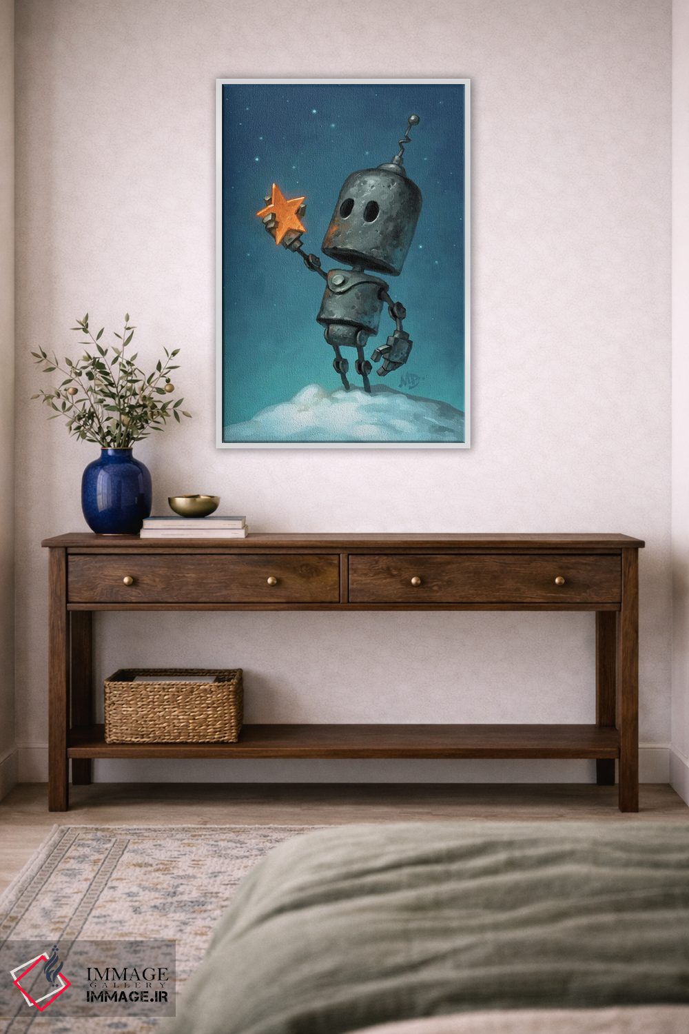 تابلو دکوراتیو بی جا اثر مت دیکسون - D2W