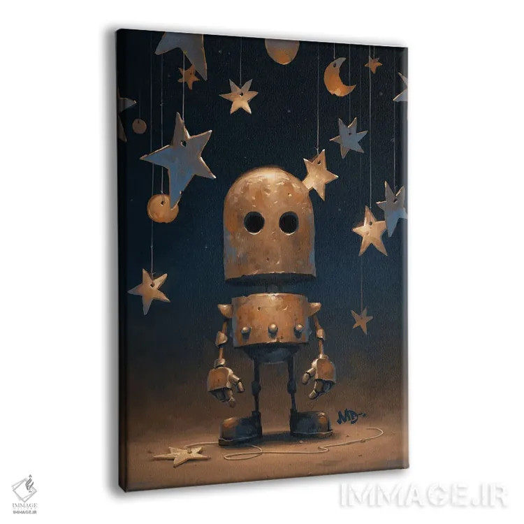 تابلو دکوراتیو به سوی ستارگان اثر مت دیکسون - نمای پرسپکتیو محصول