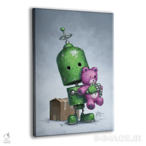 تابلو دکوراتیو اینجا و اکنون اثر مت دیکسون - نمای پرسپکتیو محصول