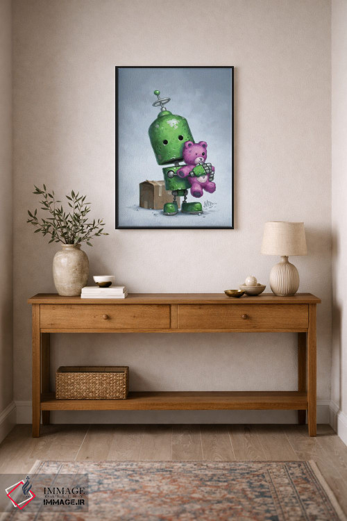 تابلو دکوراتیو اینجا و اکنون اثر مت دیکسون - D2B