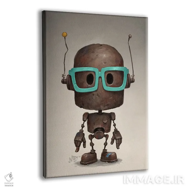 تابلو دکوراتیو در حال پردازش اثر مت دیکسون - نمای پرسپکتیو محصول