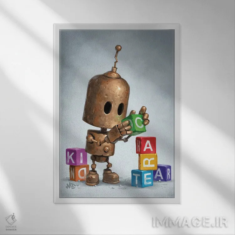 تابلو دکوراتیو معمار اثر مت دیکسون - نمای قابدار سفید