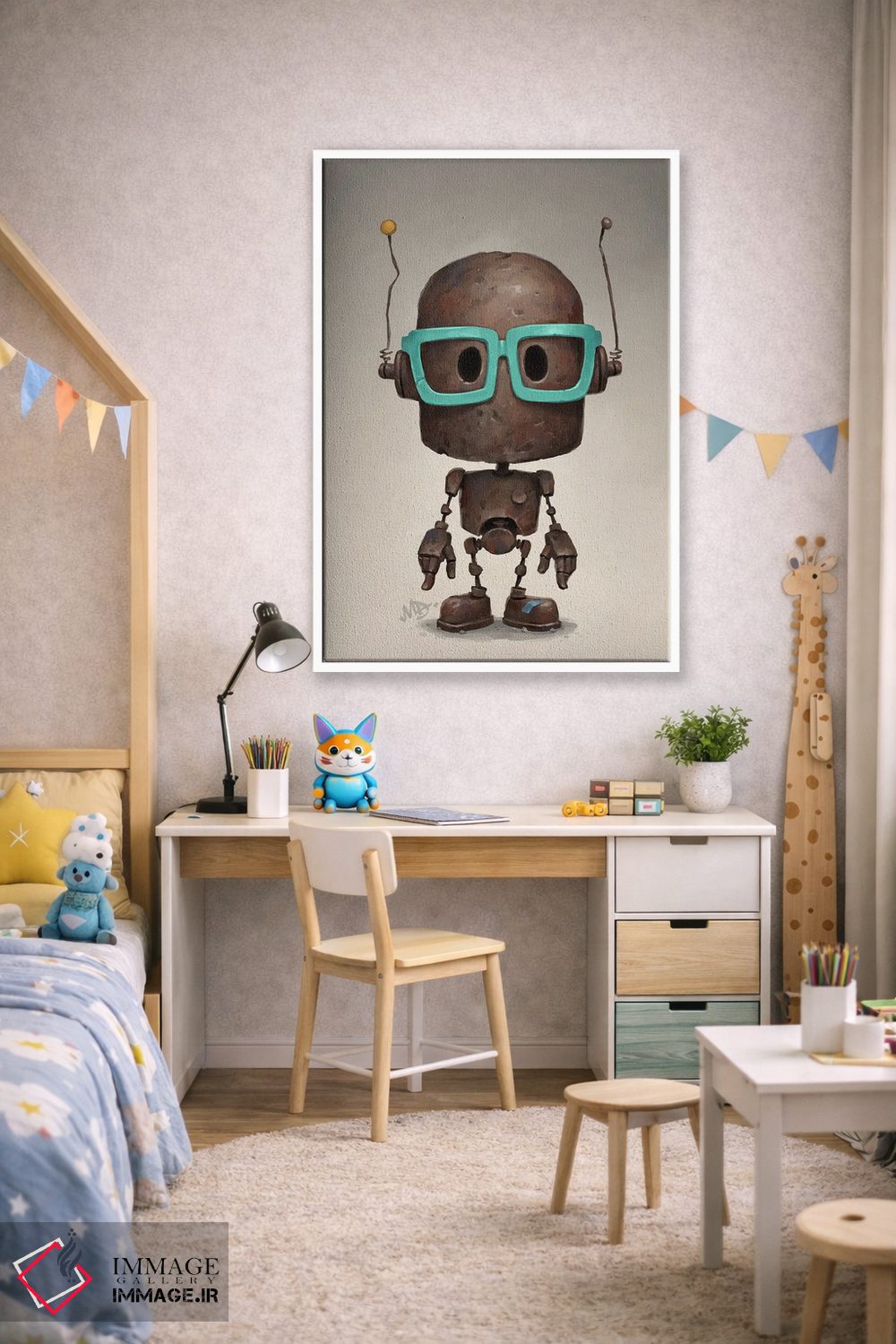 تابلو دکوراتیو در حال پردازش اثر مت دیکسون - D1W