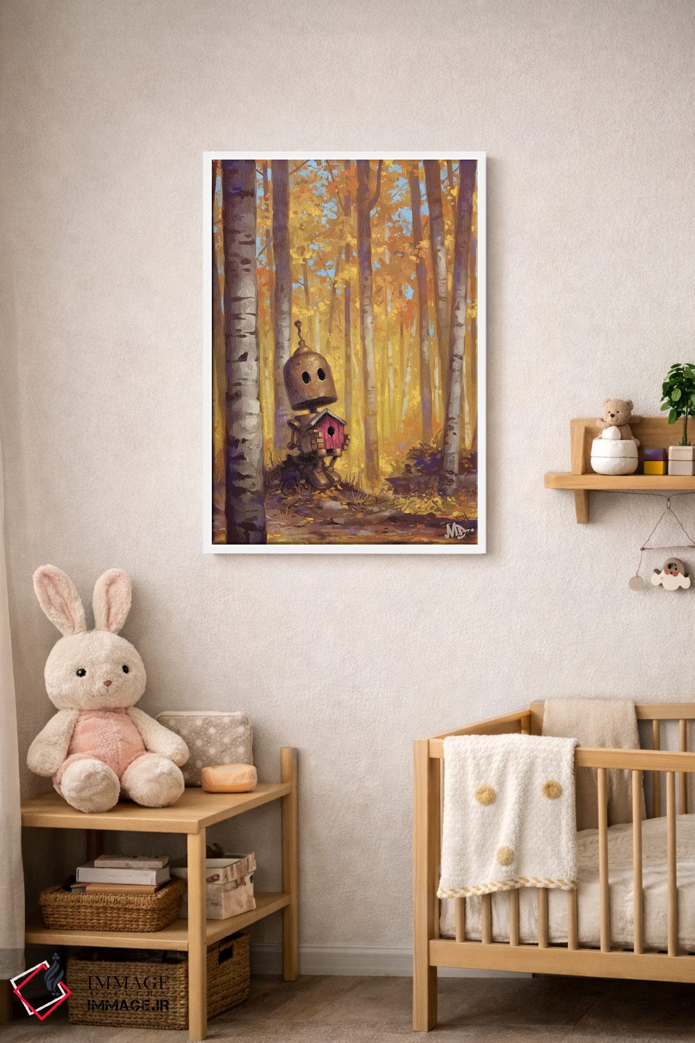 تابلو دکوراتیو دلتنگی اثر مت دیکسون - D3W