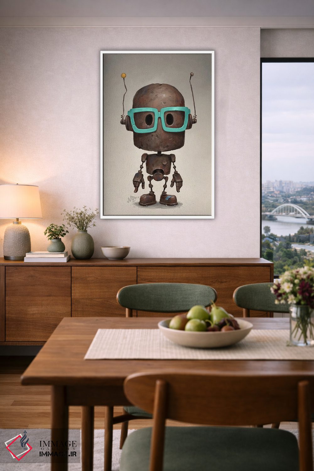 تابلو دکوراتیو در حال پردازش اثر مت دیکسون - D6W