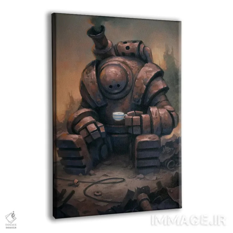 تابلو دکوراتیو استراحت چای اثر مت دیکسون - نمای پرسپکتیو محصول