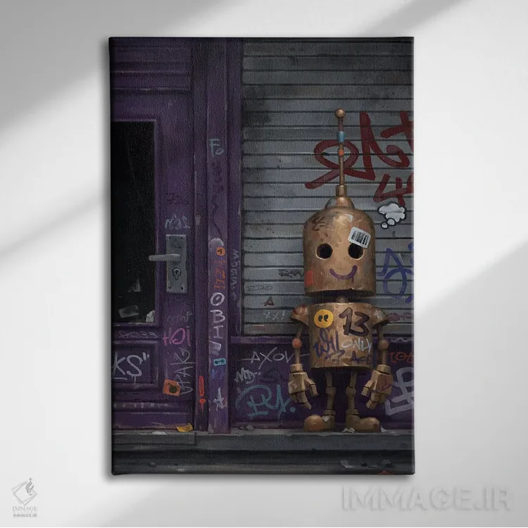 تابلو دکوراتیو همدلی اثر مت دیکسون - نمای روبهرو روی دیوار