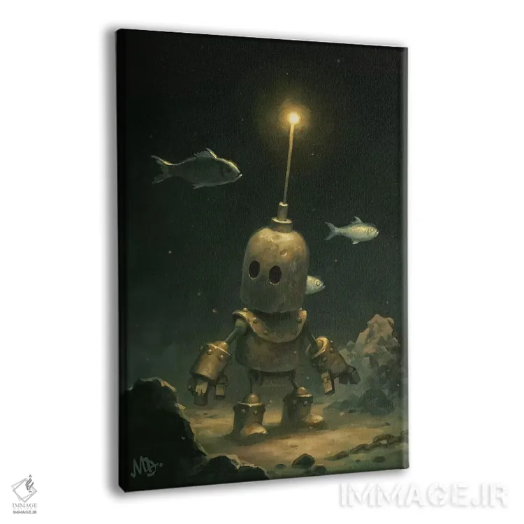 تابلو دکوراتیو در عمق پنج فاثوم اثر مت دیکسون - نمای پرسپکتیو محصول