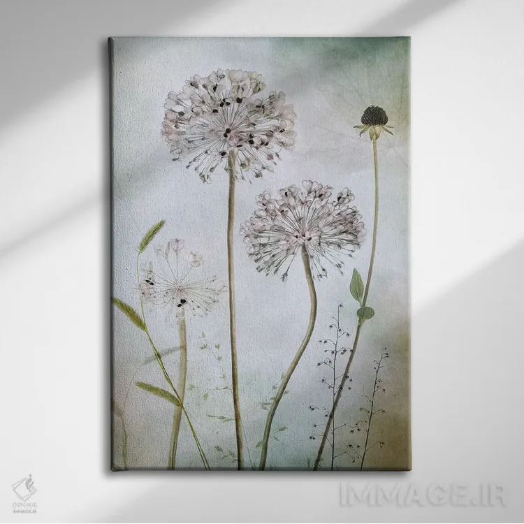 تابلو دکوراتیو آلیوم II اثر مندی دیشر - نمای روبهرو روی دیوار