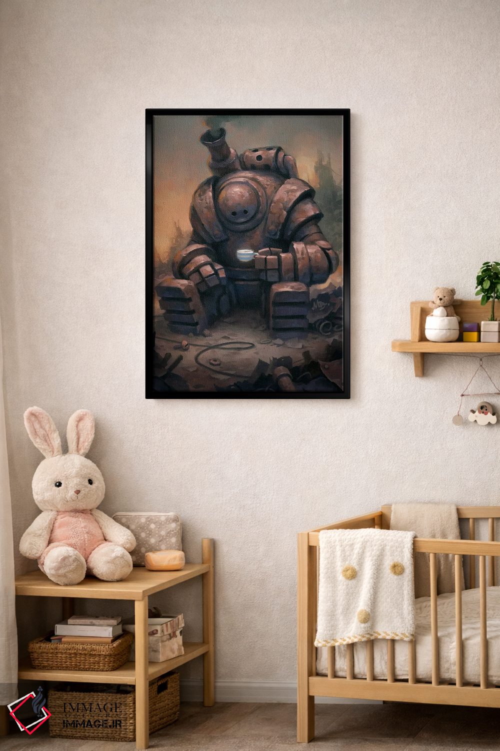 تابلو دکوراتیو استراحت چای اثر مت دیکسون - D6B