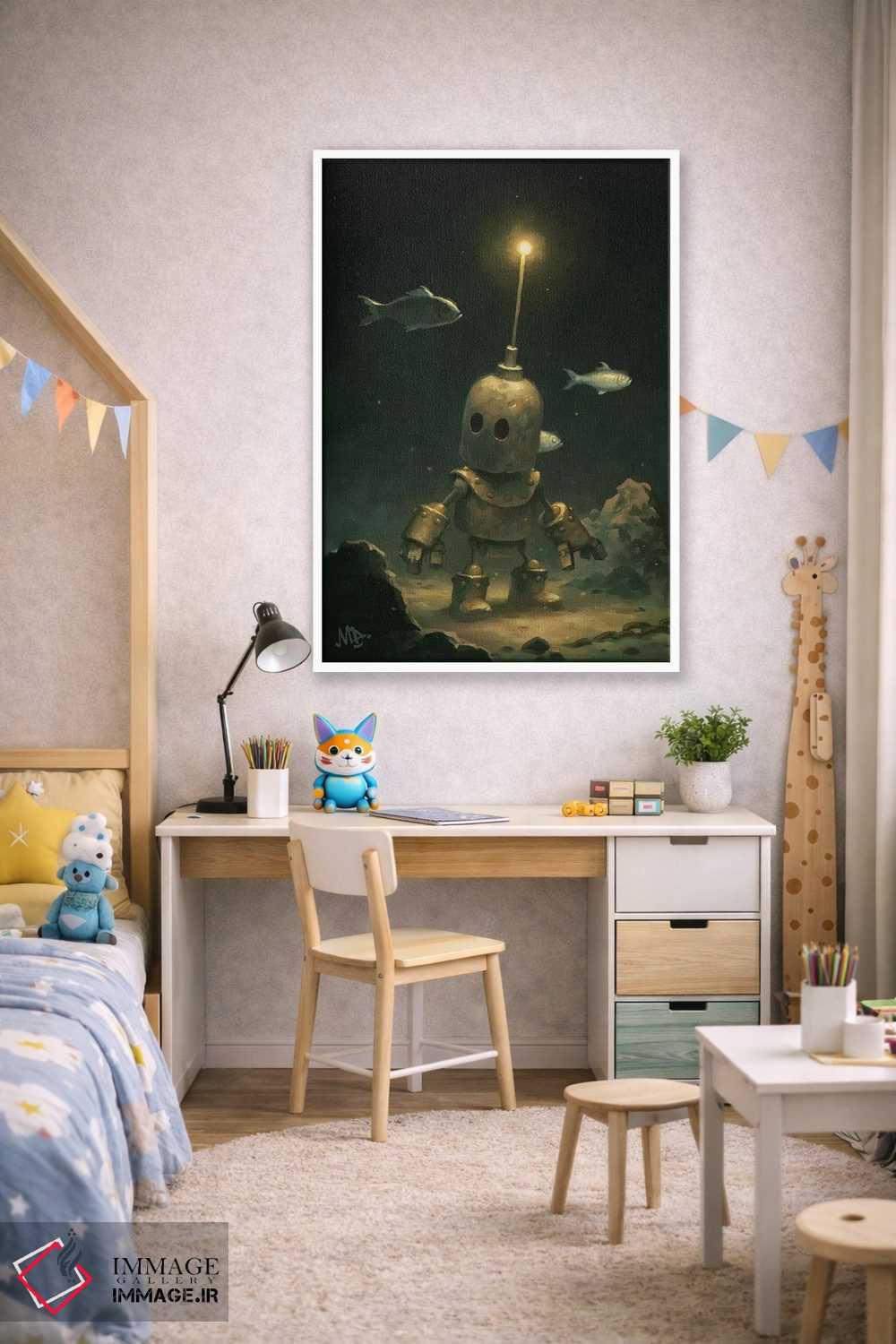 تابلو دکوراتیو در عمق پنج فاثوم اثر مت دیکسون - D1W