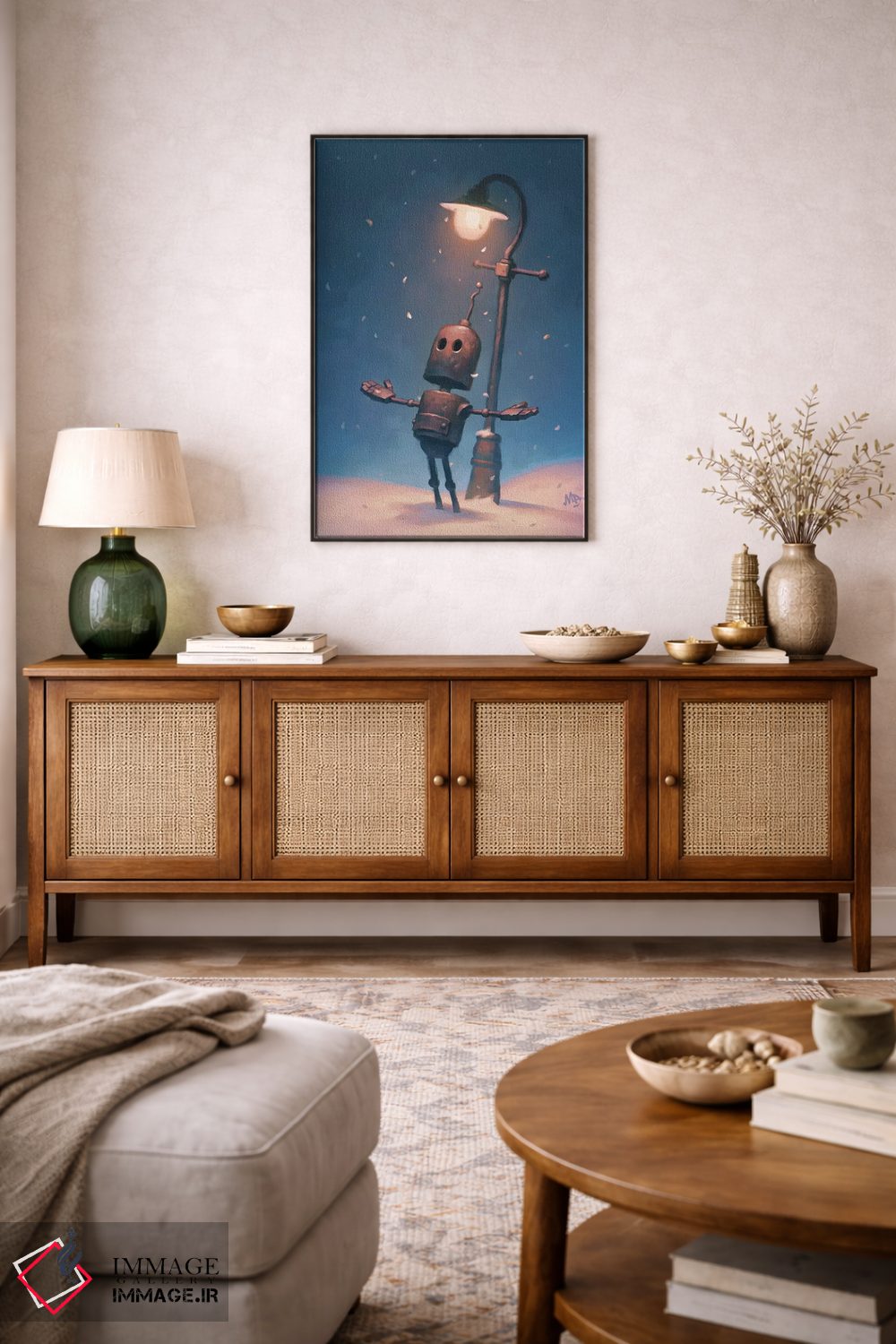 تابلو دکوراتیو روز برفی اثر مت دیکسون - D6B