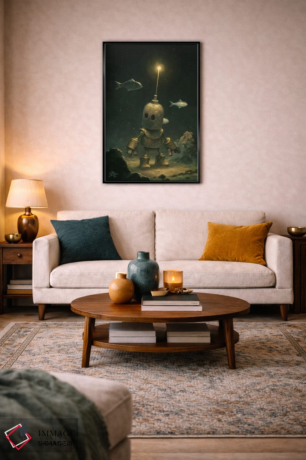 تابلو دکوراتیو در عمق پنج فاثوم اثر مت دیکسون - D5B