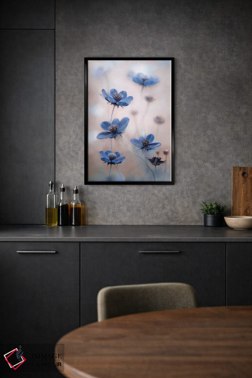 تابلو دکوراتیو کاسموس آبی اثر مندی دیشر - D1B