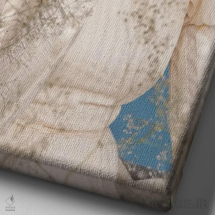 تابلو دکوراتیو سایک اثر میکائلا دوریسووا - نمای نزدیک بافت بوم