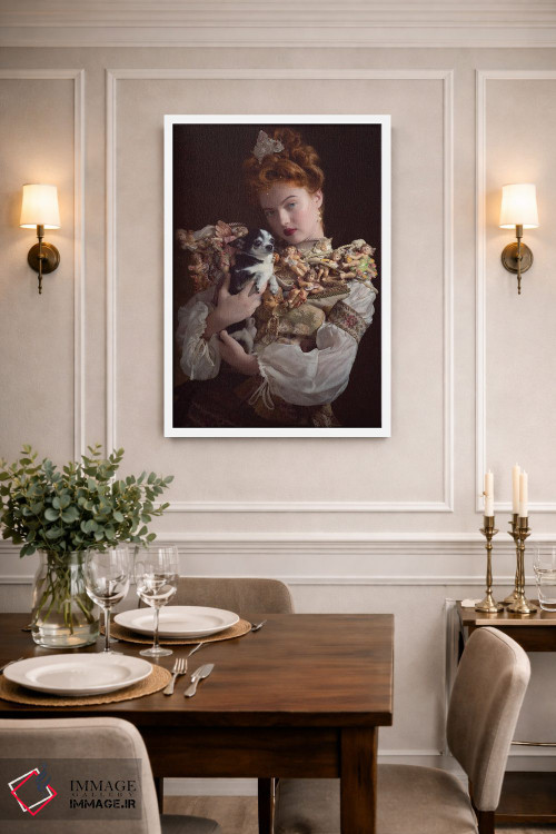 تابلو دکوراتیو فرشتگان تا گردن اثر میکائلا دوریسووا - D1W