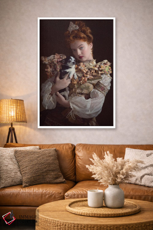 تابلو دکوراتیو فرشتگان تا گردن اثر میکائلا دوریسووا - D3W