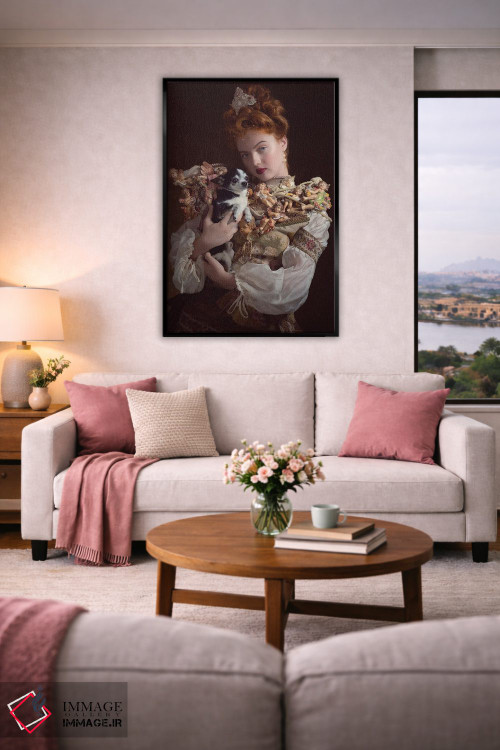 تابلو دکوراتیو فرشتگان تا گردن اثر میکائلا دوریسووا - D5B