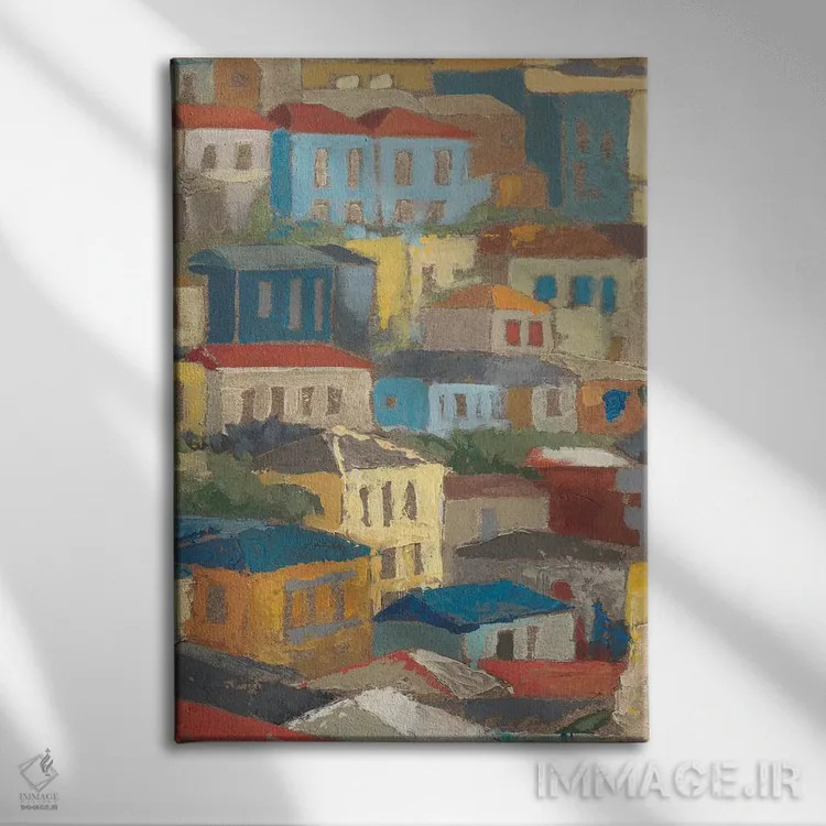 تابلو دکوراتیو بام های اصلی II اثر مگان میگر - نمای روبهرو روی دیوار