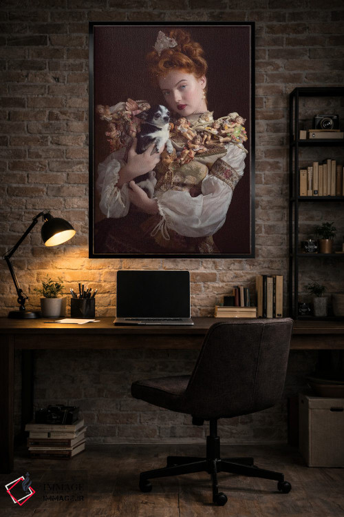 تابلو دکوراتیو فرشتگان تا گردن اثر میکائلا دوریسووا - D6B