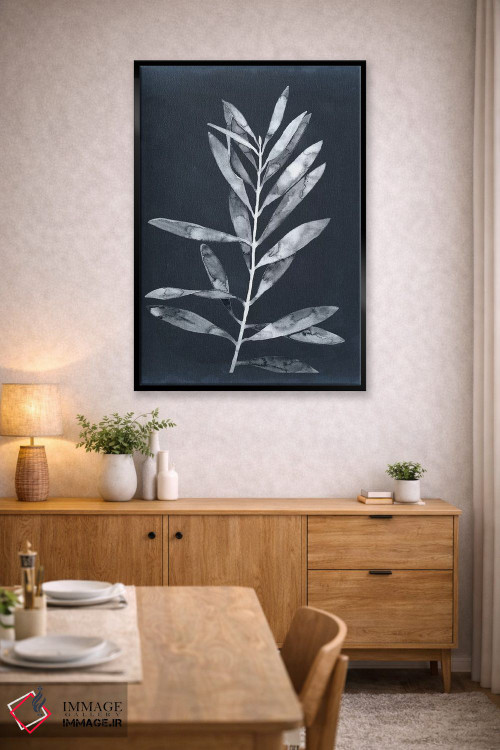 تابلو دکوراتیو برگ های نیمه شب I اثر مگان میگر - D4B