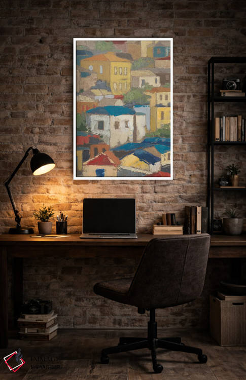 تابلو دکوراتیو بام های اصلی I اثر مگان میگر - D3W