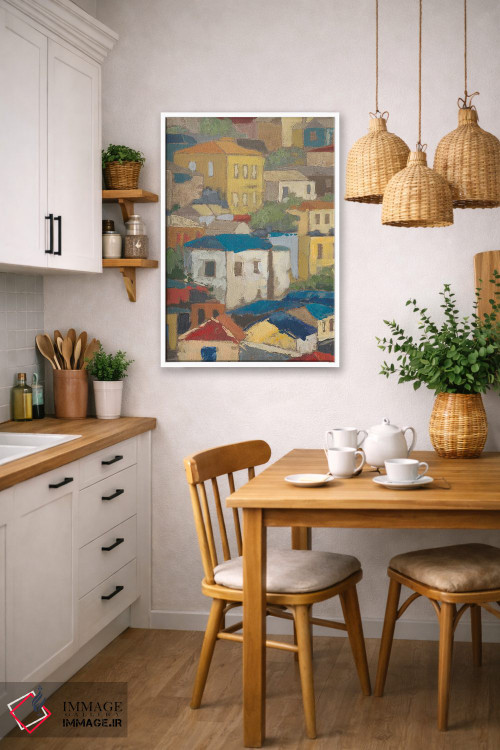 تابلو دکوراتیو بام های اصلی I اثر مگان میگر - D6W