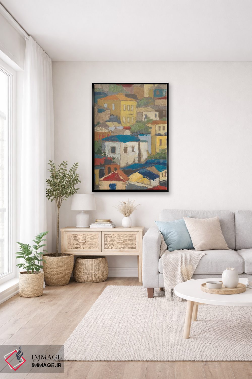 تابلو دکوراتیو بام های اصلی I اثر مگان میگر - D4B