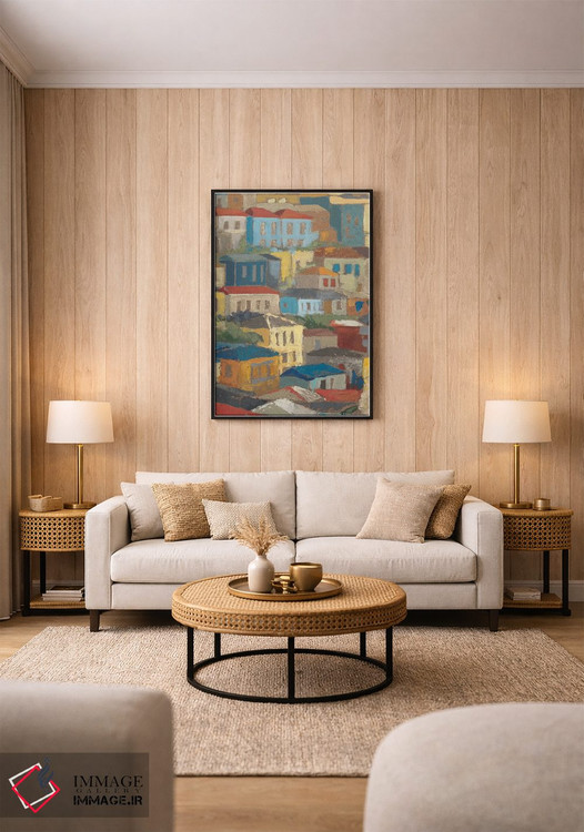 تابلو دکوراتیو بام های اصلی II اثر مگان میگر - D2B