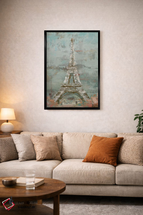 تابلو دکوراتیو برج ایفل اثر ماری الین کوسون - D4B