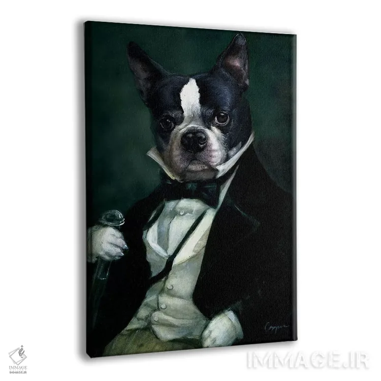 تابلو دکوراتیو باکی اثر ملیندا کوپر - نمای پرسپکتیو محصول