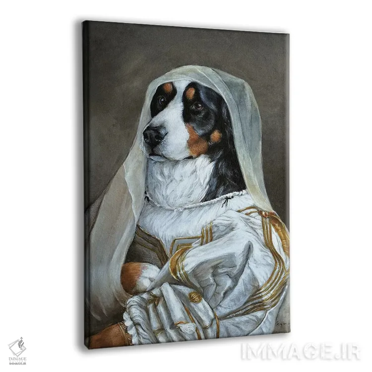 تابلو دکوراتیو ابی اثر ملیندا کوپر - نمای پرسپکتیو محصول