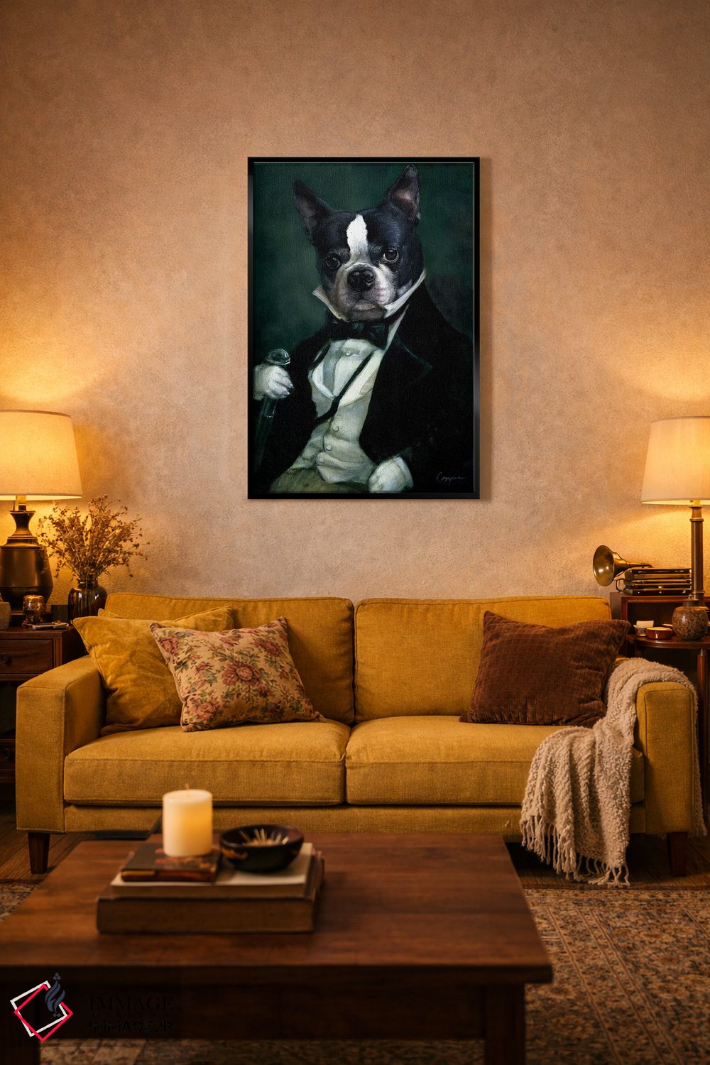 تابلو دکوراتیو باکی اثر ملیندا کوپر - D5B