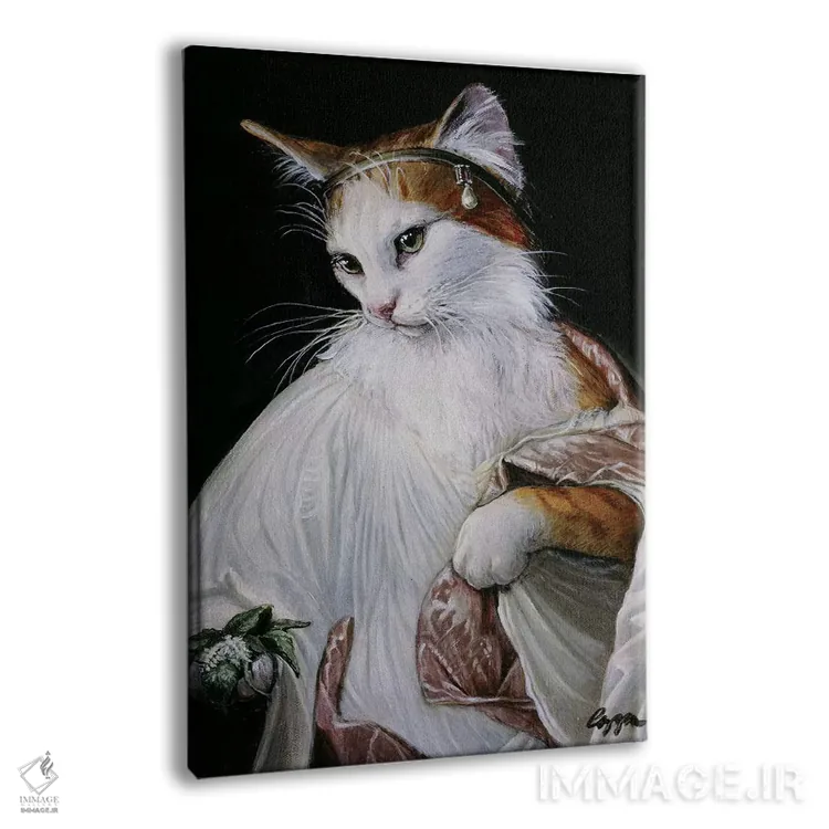 تابلو دکوراتیو حامل سنبل الطیب اثر ملیندا کوپر - نمای پرسپکتیو محصول