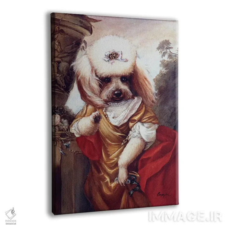 تابلو دکوراتیو چوچو اثر ملیندا کوپر - نمای پرسپکتیو محصول