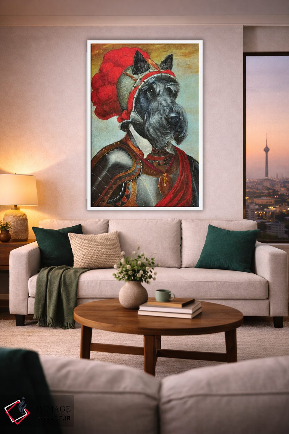 تابلو دکوراتیو چستر اثر ملیندا کوپر - D1W