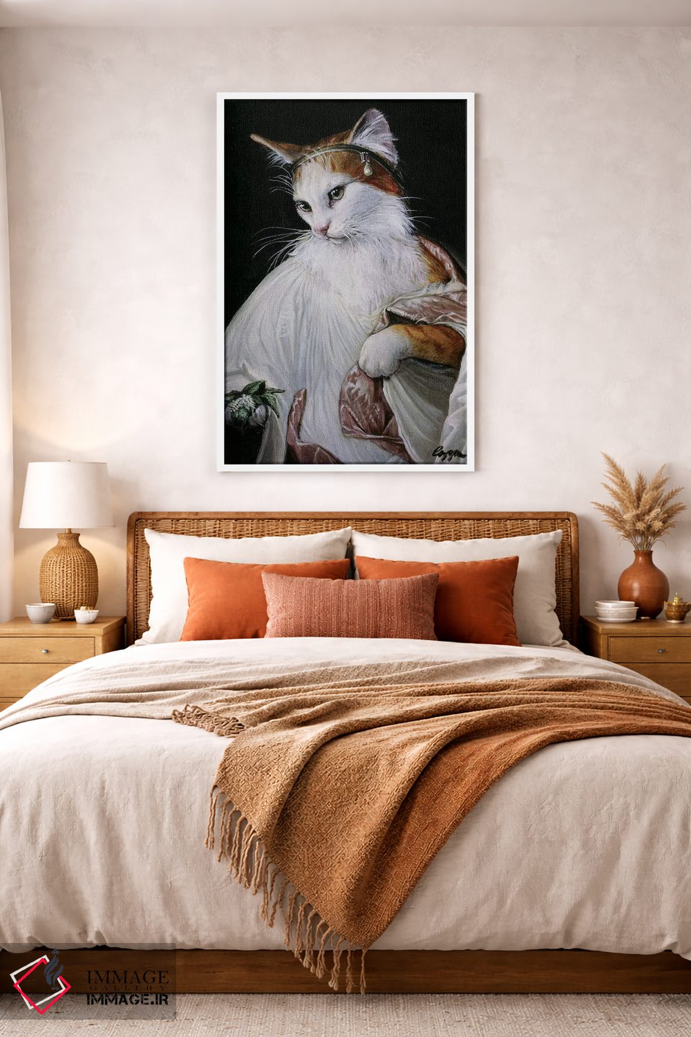 تابلو دکوراتیو حامل سنبل الطیب اثر ملیندا کوپر - D3W