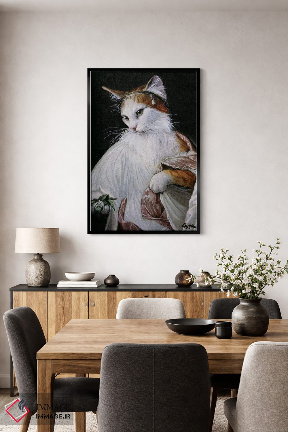 تابلو دکوراتیو حامل سنبل الطیب اثر ملیندا کوپر - D4B