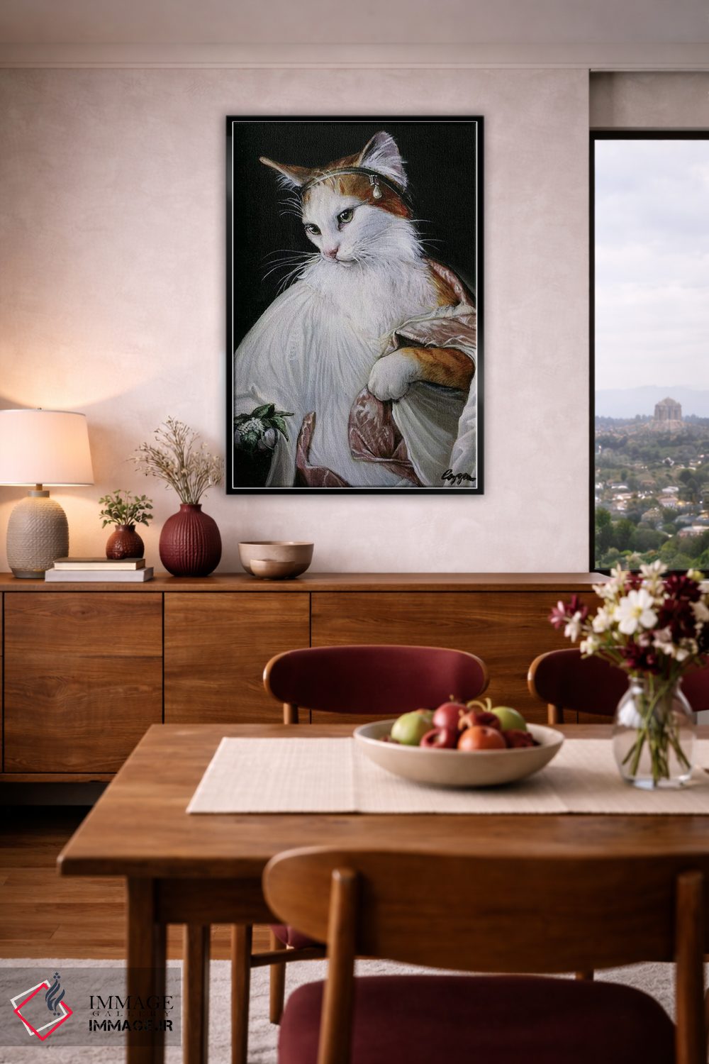 تابلو دکوراتیو حامل سنبل الطیب اثر ملیندا کوپر - D5B