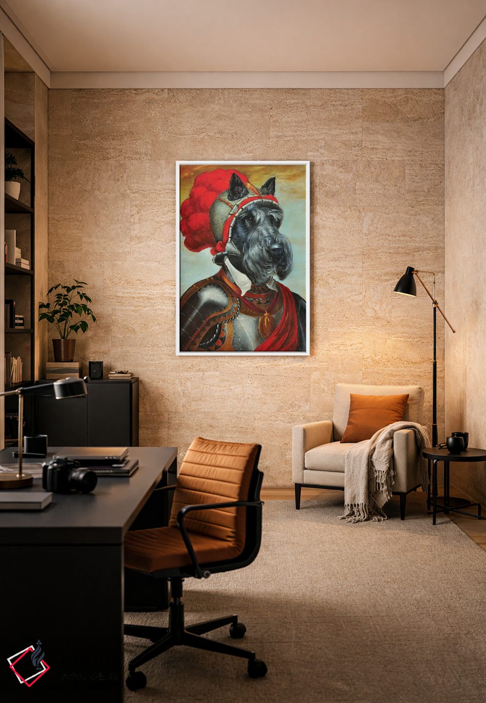 تابلو دکوراتیو چستر اثر ملیندا کوپر - D6W